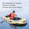 CukUJH Adult Inflatable Kayak Water Sports 4 Person Rubber Boat Fishing Boat Inflatable Boat Kayak Hovercraft Inflatable Boat view 4