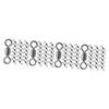 SUPVOX 400pcs Fishing Swivels Connectors Fishing Swivel Connector for Drifting and Trolling Smooth Rotation for Freshwater and view 1