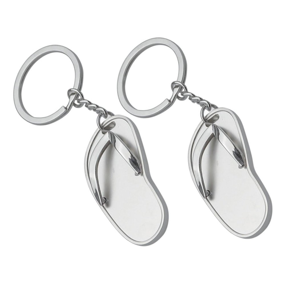 BESPORTBLE 2pcs Cute Slipper Keychains Bag Hanging Pendants Creative Key Decorations for Backpacks Lightweight for Boys and Girls and Beach Accessories