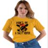 3X-Large Gold Mens Don't Be A Salty Heifer Funny Cow T-Shirt view 3