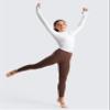 CRZ YOGA Girls Butterluxe Yoga Leggings with Pockets - Athletic Sports Casual Pants High Waist Tights Kids Teen Coffee Brown Large view 2