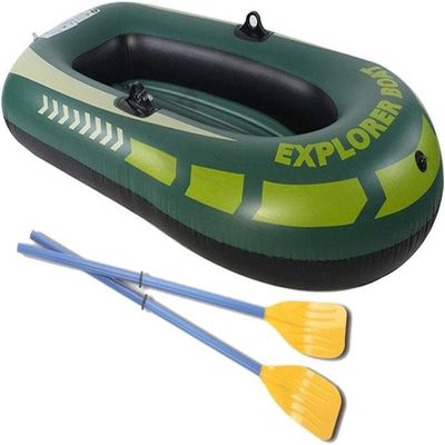 CukUJH Inflatable Dinghy Boat Fishing, Inflatable Boat for Kids with Oars, Touring Kayak, Inflatable Rafts for Adults
