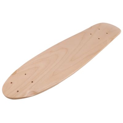 Kqcibz 22Inch Blank Skateboard Deck Natural 55.5X15cm Maple Banana Sliding Cruising Skating Single Rocker Board DIY Decks