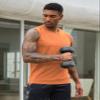 EKLENTSON Men's Tank Shirts Moisture Wicking Sleeveless Shirts Quick Dry Tank Top Gym Muscle Tee Lightweight Orange 2XL view 3