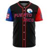 Puerto Rico Baseball Jersey for Men World Game Classic Baseball Jerseys Shirt Stitched, Black M view 3