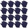 ONESING 16 Pairs Kid Gloves Knitted Children Gloves Bulk For Boys Girls - Stylish and Warm Winter Attachments Mixcolor I view 1