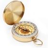 JSD Gold Metal Pocket Compass, Compact, Ideal for Hiking, Camping, Outdoor Activities view 2