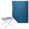 iClimb 1 Light Folding Table and 1 3M Thinsulate Insulation Warm Camping Blanket Bundle for Adults Outdoor Camping Beach Concert view 1