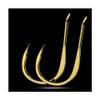 Fish Hooks  20 Pack Fishing Hooks High Carbon Steel Golden Single Fishhooks Jig Barbed Hook Carp for Sea Fishing Accessorie view 1