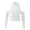 NineFit Basics Men's Tank Tops Mock Turtleneck Sweater Sleeveless Casual Basic Pullover Sweater Ribbed Knit Pullover Sport Solid Tee, Medium, A02_white view 3