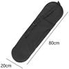 Kqcibz Travel Carry Bag Deck Protection Outdoor Zipper Skateboard Backpack Handle Adjustable Strap Shoulder Double Rocker, Black view 2