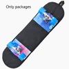 Kqcibz Travel Carry Bag Deck Protection Outdoor Zipper Skateboard Backpack Handle Adjustable Strap Shoulder Double Rocker, Black view 3