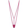Moily Sexy Women One-Piece Sling Shot Micro Bikini Halter Thong Teddy Bodysuit Swimwear Hot Pink One Size view 2