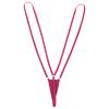 Moily Sexy Women One-Piece Sling Shot Micro Bikini Halter Thong Teddy Bodysuit Swimwear Hot Pink One Size view 4