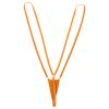 Moily Sexy Women One-Piece Sling Shot Micro Bikini Halter Thong Teddy Bodysuit Swimwear Orange One Size view 4