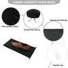 GONGKANGYUAN 4 Pack Shoe Bags for Travel Flannel Single Shoe Pouch with Drawstring for Men Women Travel Protecting Storing Shoes view 3