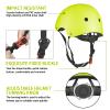 WayEee Kids Bike Helmet Set Skateboard Knee Pads, 7PCS Protective Gear Adjustable for Girls Boys 3-10 Age Elbow Pads Wrist Guards for Outdoor Sports Cycling Bike Roller Skating Scooter, Youth, Green view 4