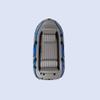 CukUJH Three Person Folding Inflatable Boat, Professional Fishing Boat, Inflatable Rowboat, Including Paddles and Pumps, view 1