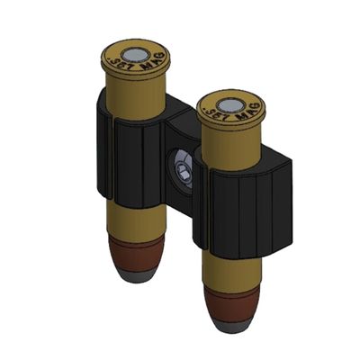 2 Pack - MLOK Bullet Holder (38 Special/ 357 Magnum)