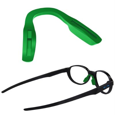 SAUCER Replacement Nose Pieces Pads for Oakley Hex Jector OX8032 | OX8174F Eyeglass - Standard Dark Green