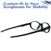 SAUCER Replacement Nose Pieces Pads for Oakley Hex Jector OX8032 | OX8174F Eyeglass - Standard Dark Green view 4