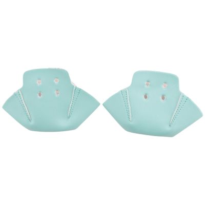 Kqcibz 1 Pair Roller Skates Toe Cap Guards Protectors PU Roller Skate Cap with 4 Holes Toe Cap Guard Protectors Green
