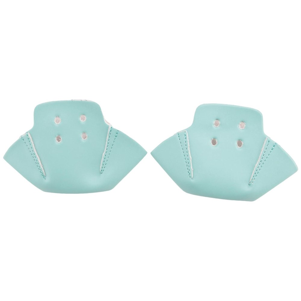 Kqcibz 1 Pair Roller Skates Toe Cap Guards Protectors PU Roller Skate Cap with 4 Holes Toe Cap Guard Protectors Green