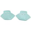 Kqcibz 1 Pair Roller Skates Toe Cap Guards Protectors PU Roller Skate Cap with 4 Holes Toe Cap Guard Protectors Green view 1