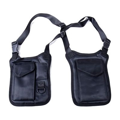 Cndiyald Concealed Storage Bag Holster Men's Left Right Nylon Shoulder Bag Anti-Theft Bag Chest Bag Wrist Strap