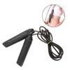 Adjustable Steel Wire Skipping Cord Fitness Equipment for Men Women Unisex Field Home Gym Beach Black view 4