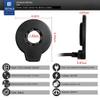 Kqcibz Electric Bicycle Pedal Sensor F12L Speed Pedal Dual PAS Sensor Parts Ebike Sensors, Black view 2