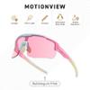 EYEGLAD MOTIONVIEW Sports Sunglasses Outdoor HD High Contrast UV400 Running Baseball Softball Sports Eco-friendly (Bubblegum Pink) view 2