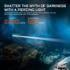 ACEBEAM D20 2200 High Lumens Dive Light Rechargeable, 200 Meters Underwater Depth Scuba Diving Flashlight, 500 Meters Beam Distance Diving Light, 3 Mode Scuba Dive Safety Light for Diving, Searching view 3