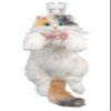 Chongker Cat Shaped Backpack - Handcrafted Stuffed Animals Plush Bag with Adjustable Shoulder, Crossbody, and Handbag Straps (Light Calico Backpack) view 1