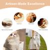 Chongker Cat Shaped Backpack - Handcrafted Stuffed Animals Plush Bag with Adjustable Shoulder, Crossbody, and Handbag Straps (Light Calico Backpack) view 4