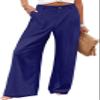 Bbkkuck Womens Wide Leg Work Palazzo Pants High Waisted Button Down Business Casual Trousers with Pockets view 1