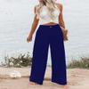 Bbkkuck Womens Wide Leg Work Palazzo Pants High Waisted Button Down Business Casual Trousers with Pockets view 2