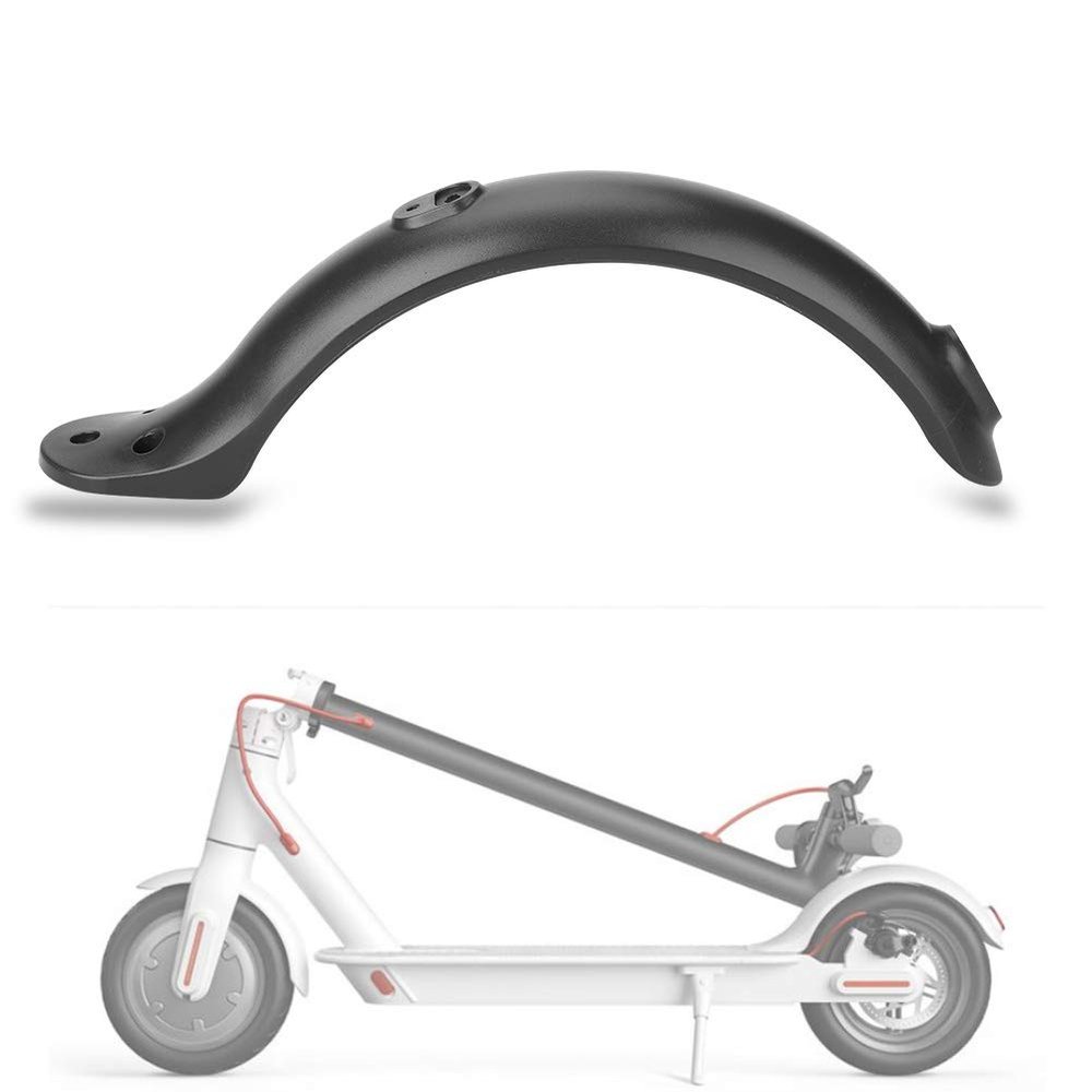 ZAWELIYO Rear Wheel Mudguard Electric Scooter Rear Mudguard, Electric Rear Mudguard M365 Electric Scooter Fender Rear Mudguard (Scooter is not Included) (Black)