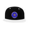 MULIHU Seal of Dallas Snapback Hat Flat Bill Hat Baseball Cap for Men Women Flat Brim Hats White view 2