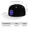 MULIHU Seal of Dallas Snapback Hat Flat Bill Hat Baseball Cap for Men Women Flat Brim Hats White view 4