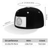 MULIHU Warren Seal Snapback Hat Flat Bill Hat Baseball Cap for Men Women Flat Brim Hats White view 4