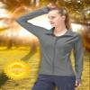 KPSUN Women's UPF 50+ UV Sun Protection Clothing Long Sleeve Athletic Hiking Shirts Lightweight SPF Zip Up Outdoor Jacket(darkgrey,2XL) view 4