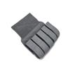 BisuGear Tactical Hunting Bag Drop Mag Pouch Storage Bag Quintuplet Pack Multi-Purpose Carrying Five-pack Pouch Sports Hunting Combat Unity Pouch for D3CRM MK3 MK4 Chest Rig Vest (Wolf Grey, One Size) view 2