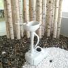 CHH-7701 Portable Removable Outdoor Wash Basin White view 3