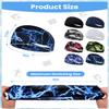HSDJLXZ 8 Pcs Sports Headbands for Boys,Breathable Kids Sweatbands with Non Slip Elastic,Comfortable Sports Kids Headbands for Baseball Soccer Basketball view 2