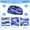 HSDJLXZ 8 Pcs Sports Headbands for Boys,Breathable Kids Sweatbands with Non Slip Elastic,Comfortable Sports Kids Headbands for Baseball Soccer Basketball view 3