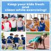 HSDJLXZ 8 Pcs Sports Headbands for Boys,Breathable Kids Sweatbands with Non Slip Elastic,Comfortable Sports Kids Headbands for Baseball Soccer Basketball view 4