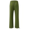 Linen Pants Women Tall,Prime Today's Deals,Wide Leg Dress Pants for Women Business Casual Elastic Waist Comfy Work Pants Baggy Lounge Pants Trousers with PocketAGLarge view 4