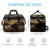 WYUSPGK Large Cooler Bag, Yellow Snake Print Cooler Bags,Beach Cooler Bag,Soft Cooler Bag for Picnic,Camping,& Beach Accessories view 2