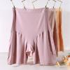 Women Plus Size Cotton High Waist Tummy Control Mid Thigh Panties Slip Shorts Under Dress(Color:Black) view 2